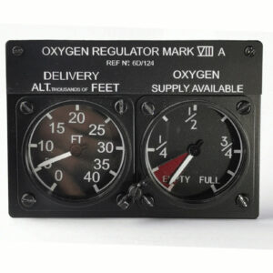 Spitfire Simulator Oxygen Regulator Gauge MK 8 A Supermarine Spitfire Simulator SIMBUTIK