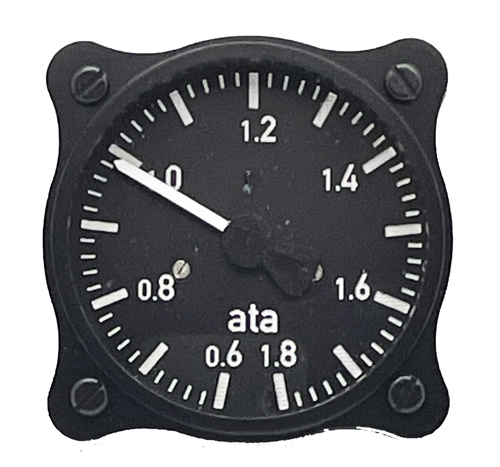 ME 109 Simulator Boost Pressure Gauge  (FL-20555) ME109 SIMBUTIK