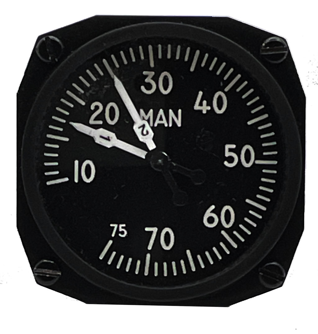 B17 Simulator Dual Manifold Pressure Gauge