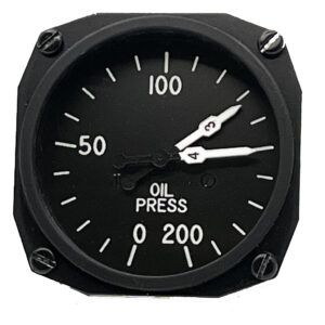 B17 Simulator Dual Oil Pressure Gauge