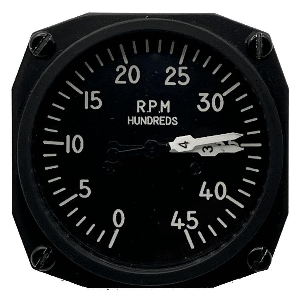 B17 Simulator Dual RPM Gauge