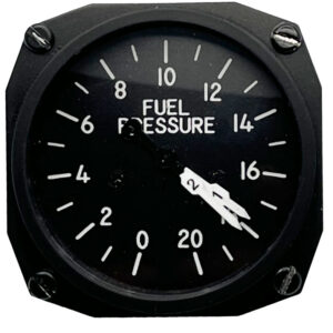 B17 Simulator Dual Fuel Pressure Gauge