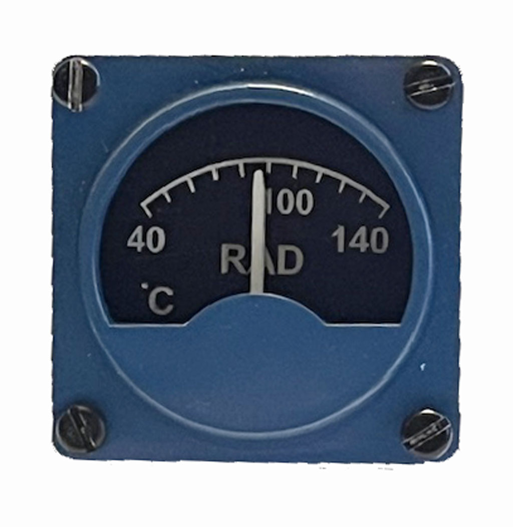 Lancaster Simulator  Radiator Temperature Gauge for Engineers Panel Lancaster Engineers Panel SIMBUTIK