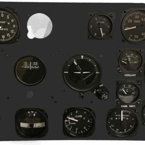 P51D Main Panel Kit P51 Mustang Simulator SIMBUTIK