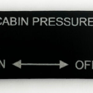 Spitfire Simulator Cabin Pressure Switch Panel