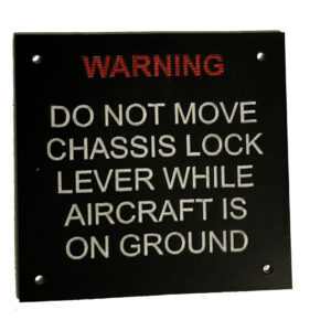 Spitfire Simulator Chassis Warning Panel