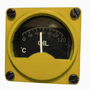 Spitfire Yellow Oil Temperature Gauge